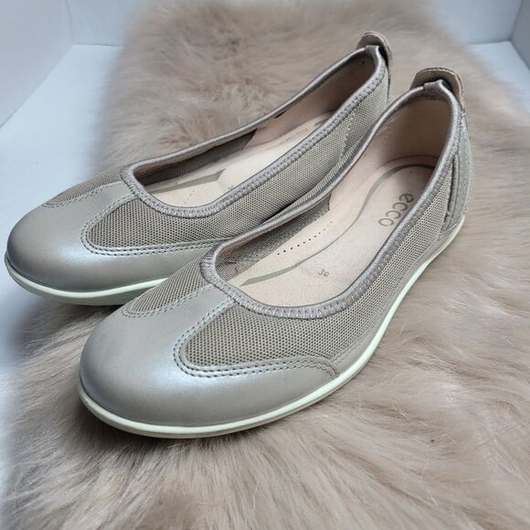 Ecco Womens Bluma Flat Ballet Shoes - Picture 1 of 8
